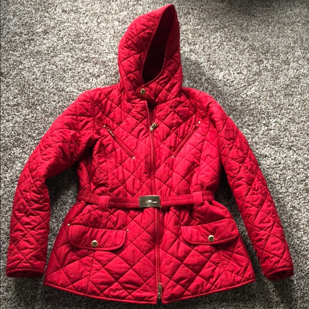 Lauren by Ralph Lauren hooded quilted jacket
